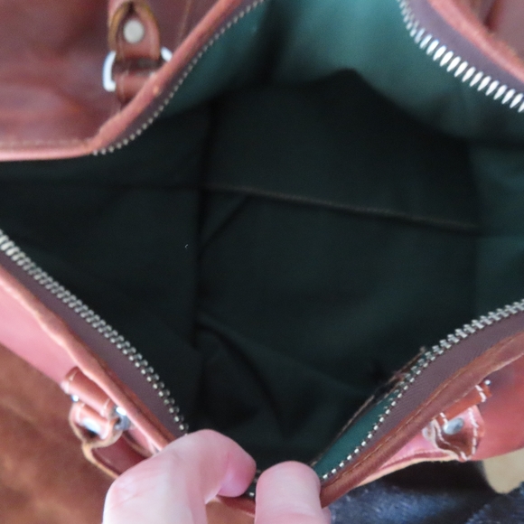 JOSEPH HANNA Fine Leather Goods bag initials PCW - Picture 6 of 10